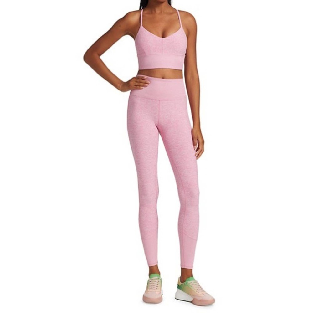 ALO Yoga Alosoft High-Waisted Lounge Leggings Pink XS